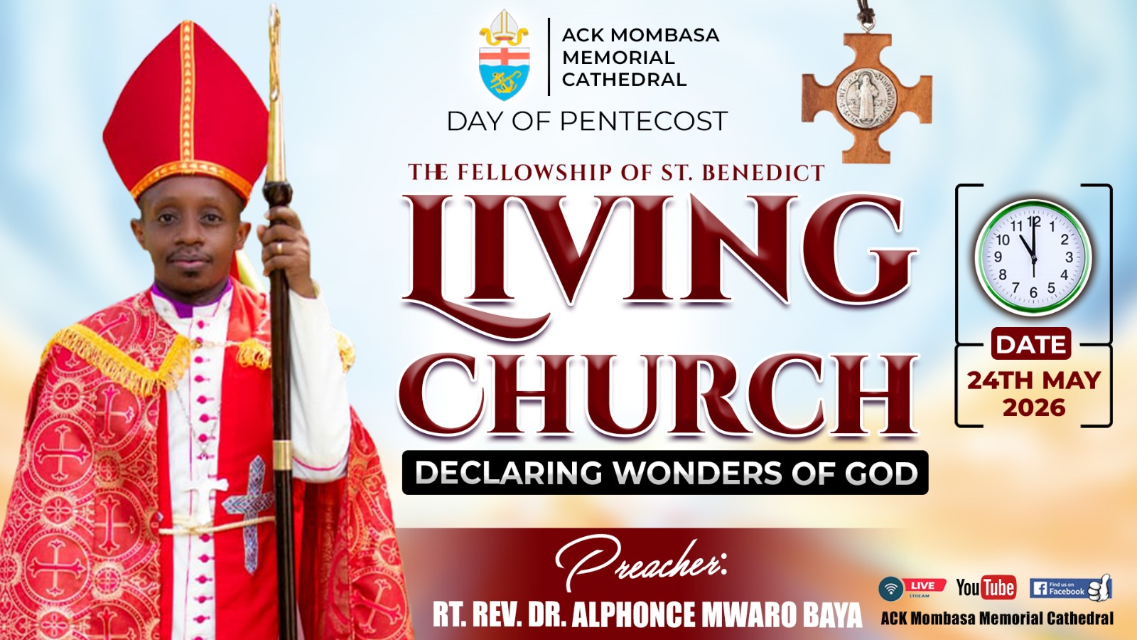 PENTECOST SUNDAY SERVICE SERMON: LIVING CHURCH DECLARING WONDERS OF GOD